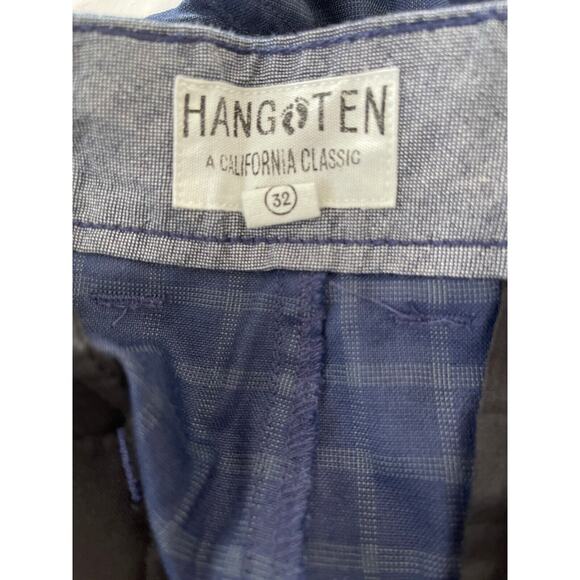 Hang Ten Mens 11" Stretch WalkShorts 1271241 Walk Short Blue Size 32 - Picture 5 of 6